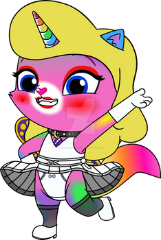 Felicity as Meowlyn Monroe