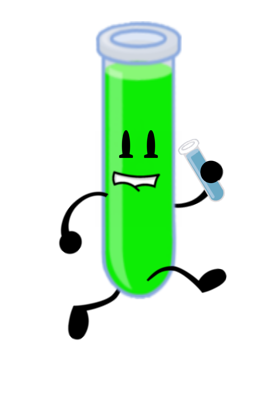 Inanimate Insanity: Test Tube Render by facepalmloser on DeviantArt