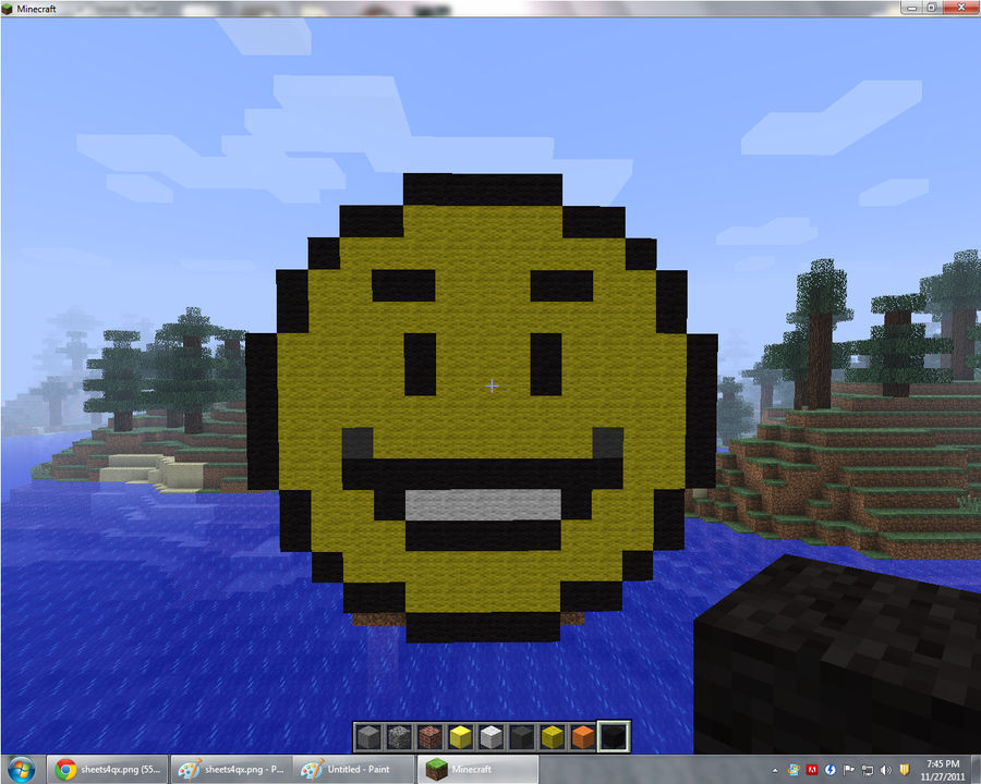 Minecraft Pixle Art Smily Face 1 by KyleM1238235 on DeviantArt