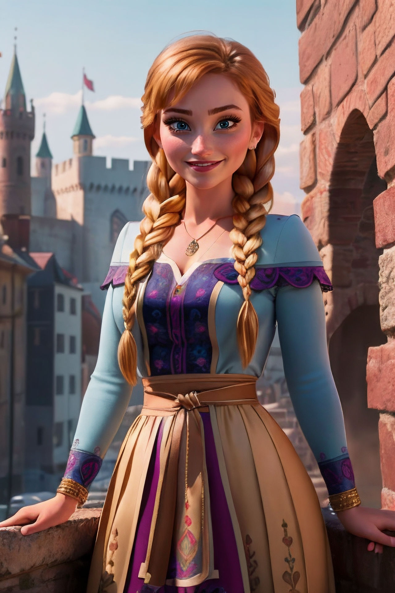 Anna Frozen - 2 by OsfAiArt on DeviantArt