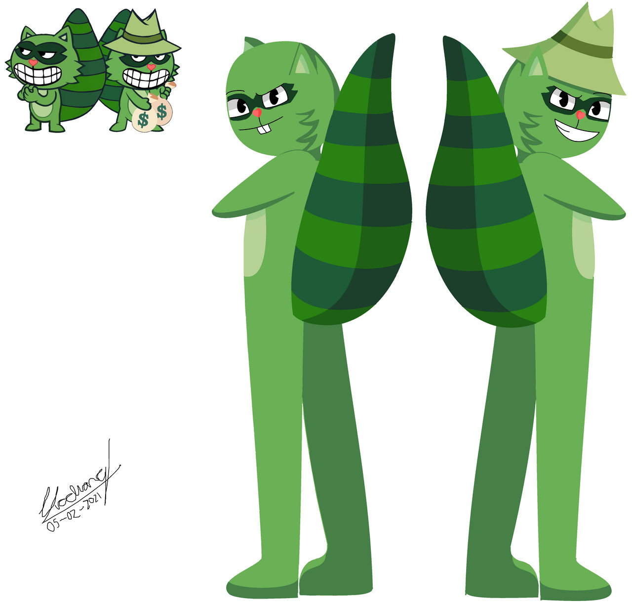 Happy Tree Friends Shifty Y Lifty by DenisseGuadiana on DeviantArt
