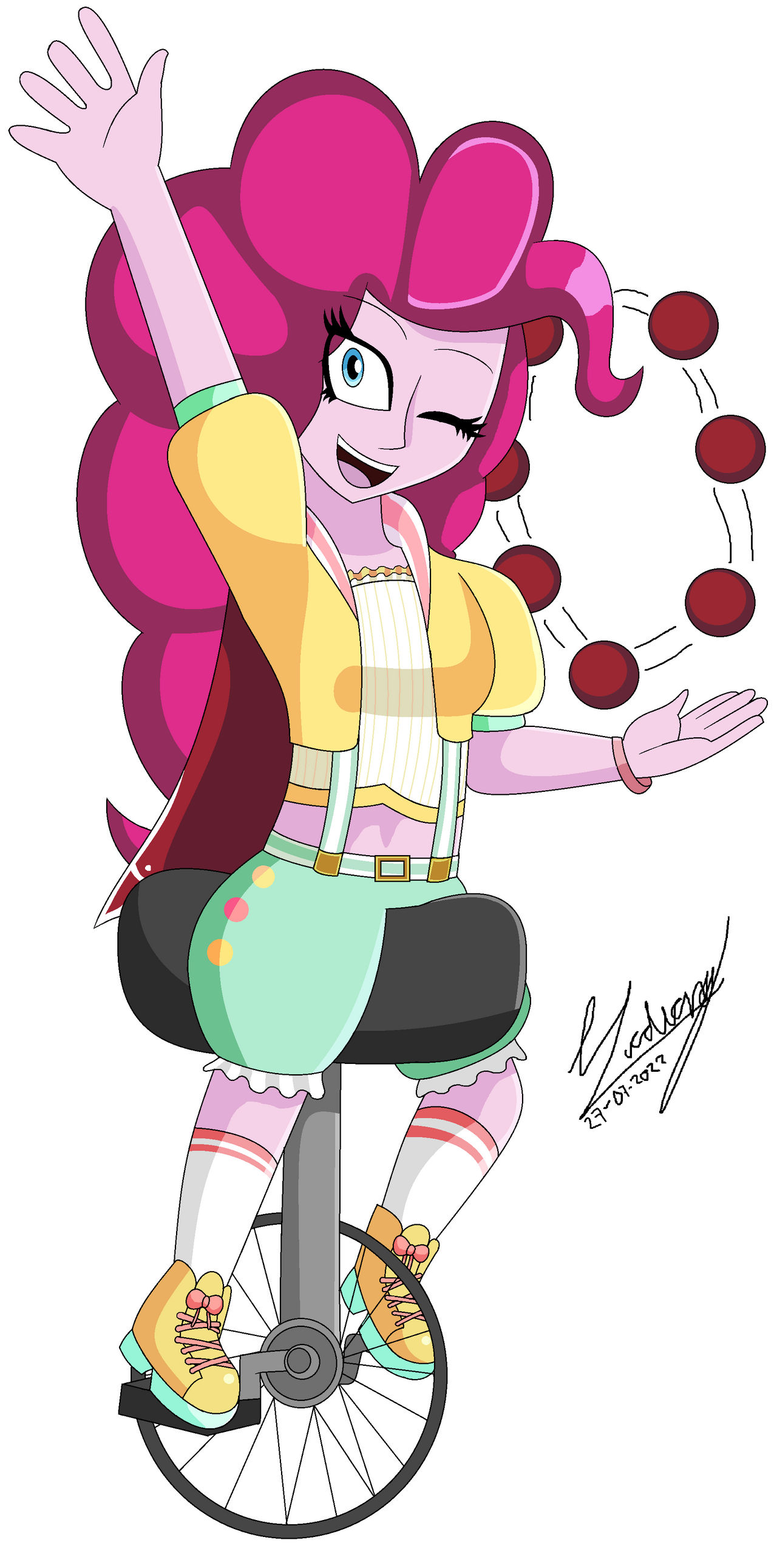 Mlp Eg Pinkie Pie Unicycle
