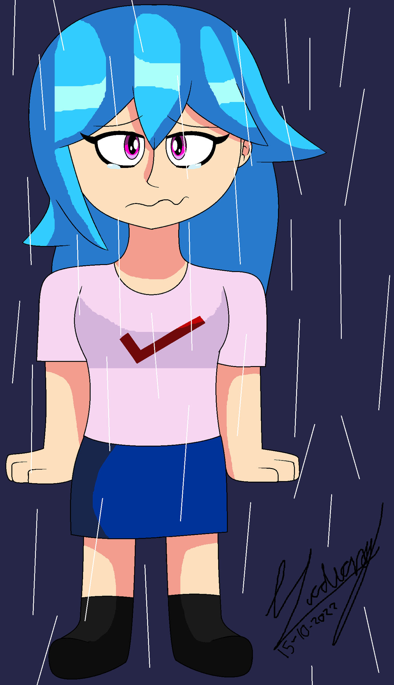 Fnf Sky Soaked In The Rain