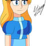Maria Robotnik with a controller