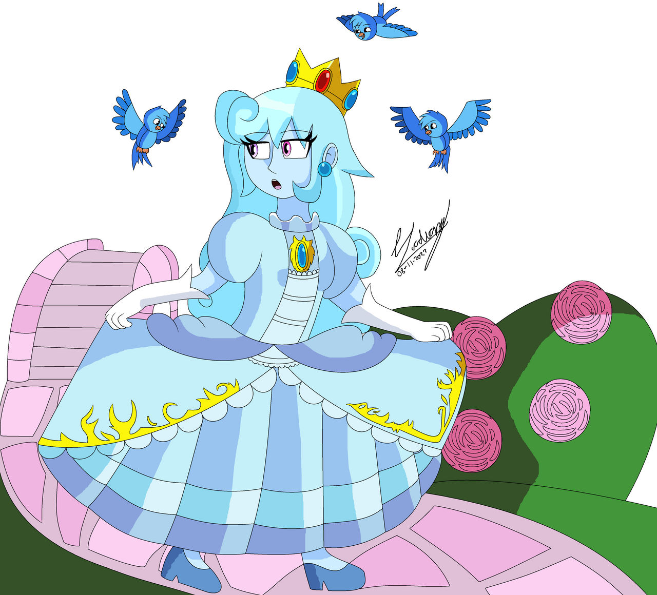 mlp Oc 9 cosplay princess Peach 2