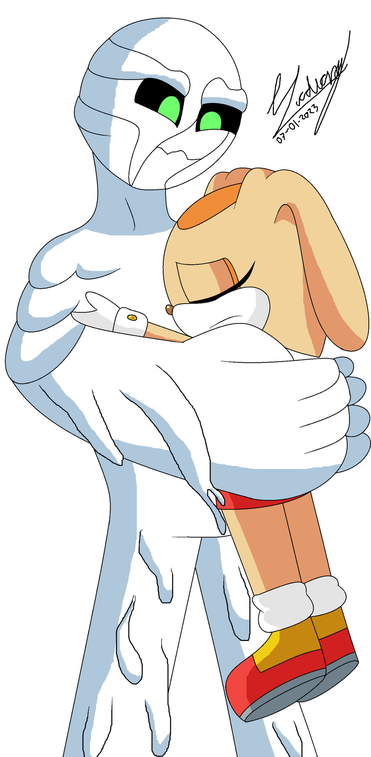 Clayface and cream the rabbit