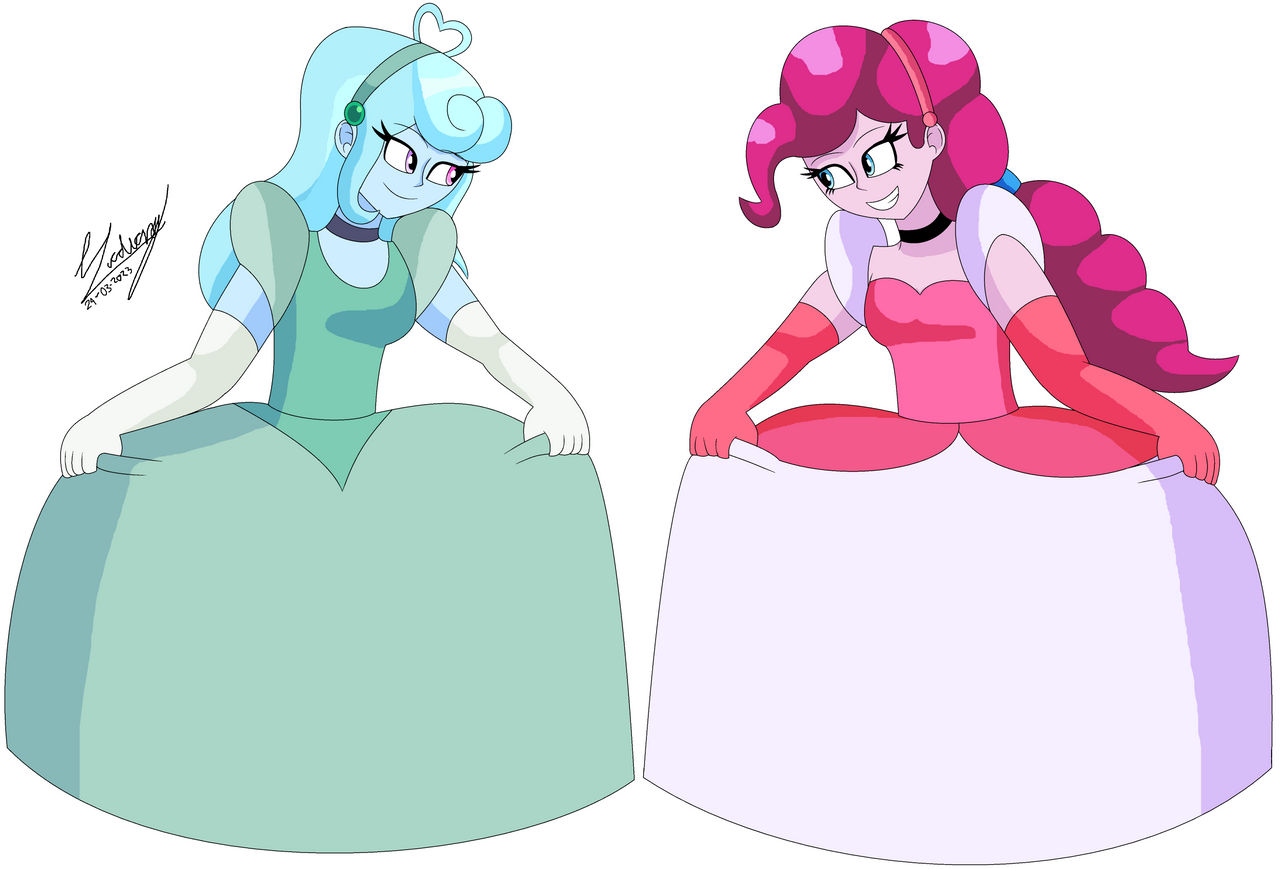 mlp eg OC and Pinkie Pie Cinderella Birthday