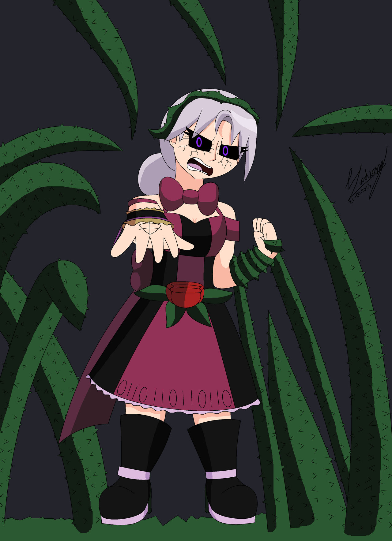 Sara dark roses The power