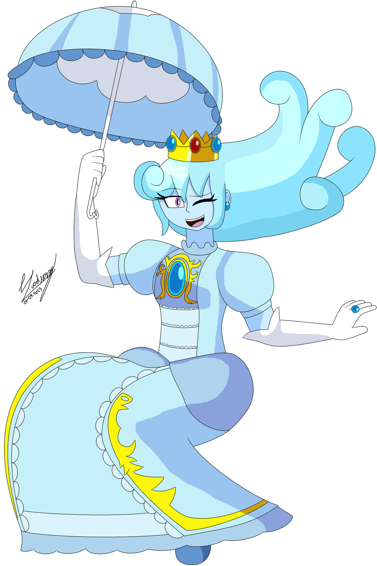 mlp Oc 9 cosplay princess Peach umbrella 2