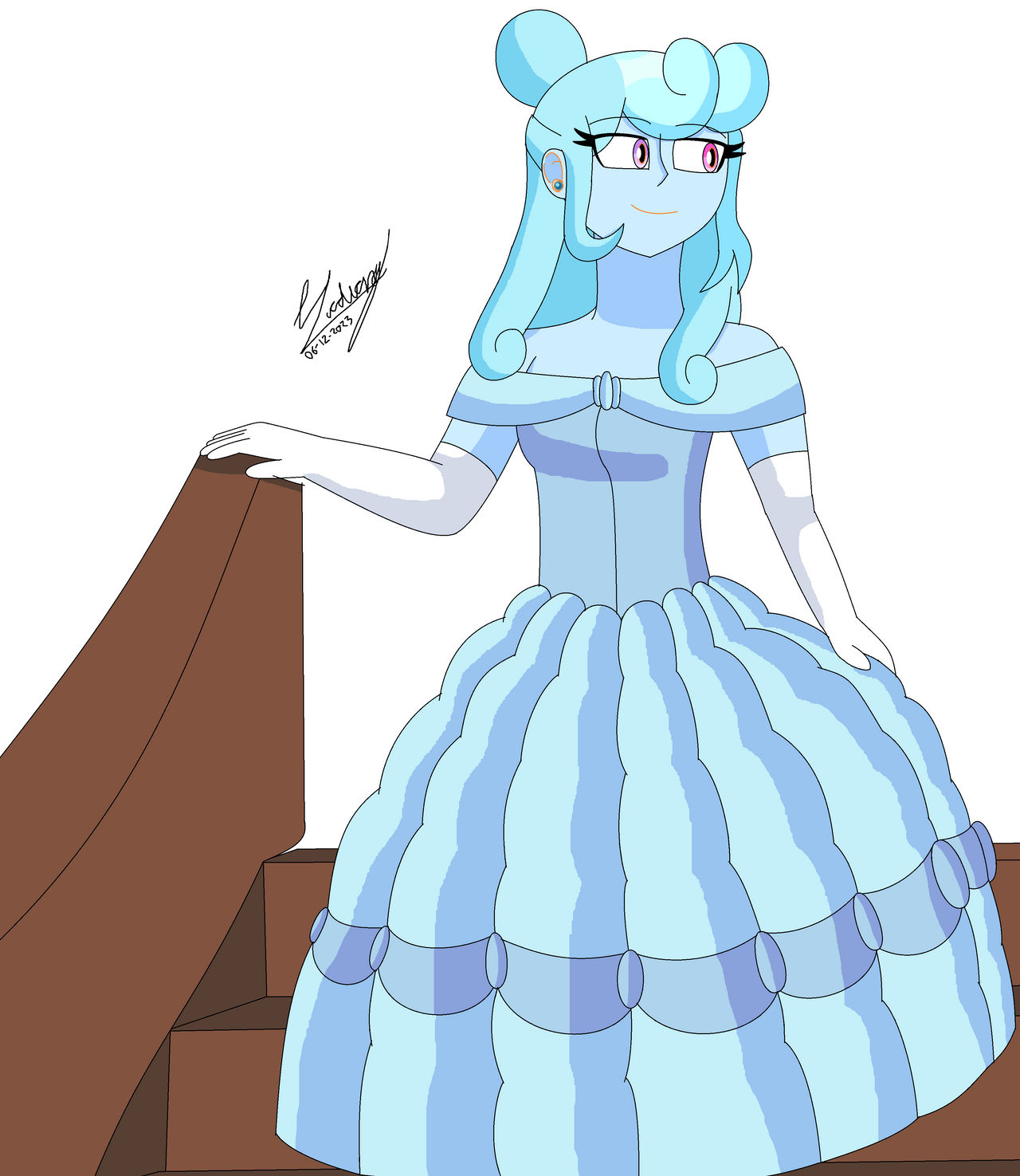 mlp eg Oc princess Belle dress