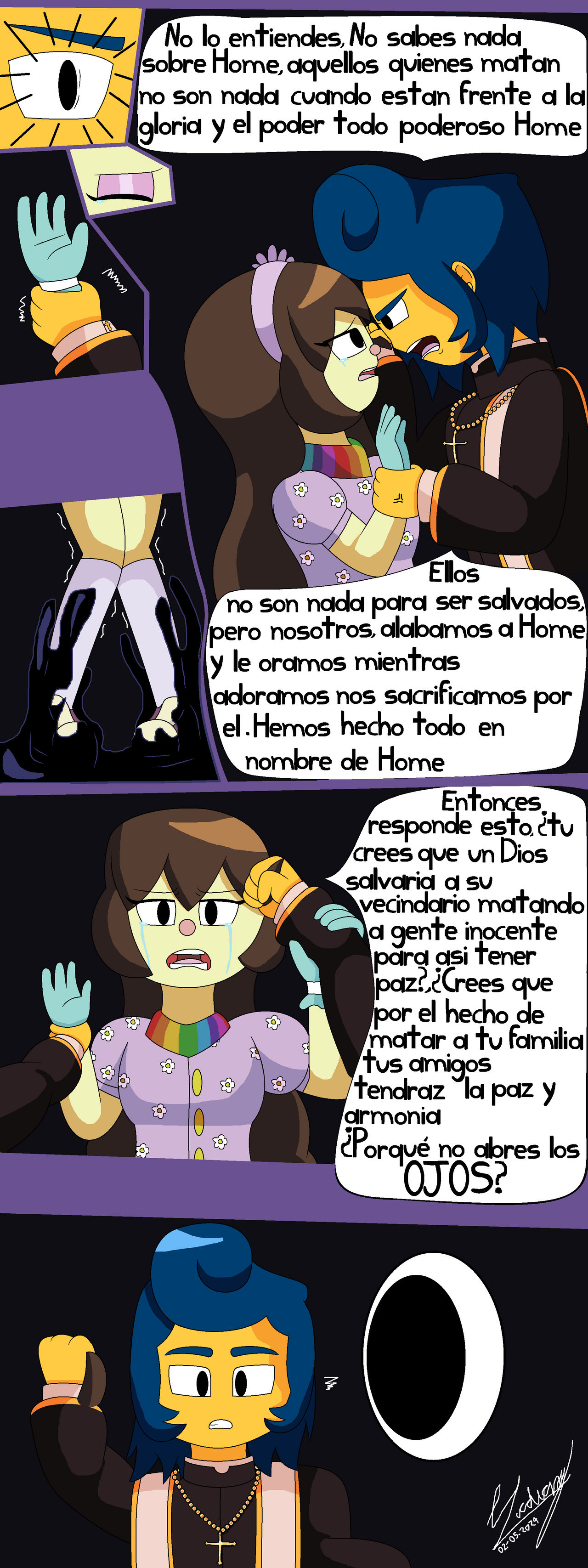 Priest Wally and Rose-abre los ojos 2