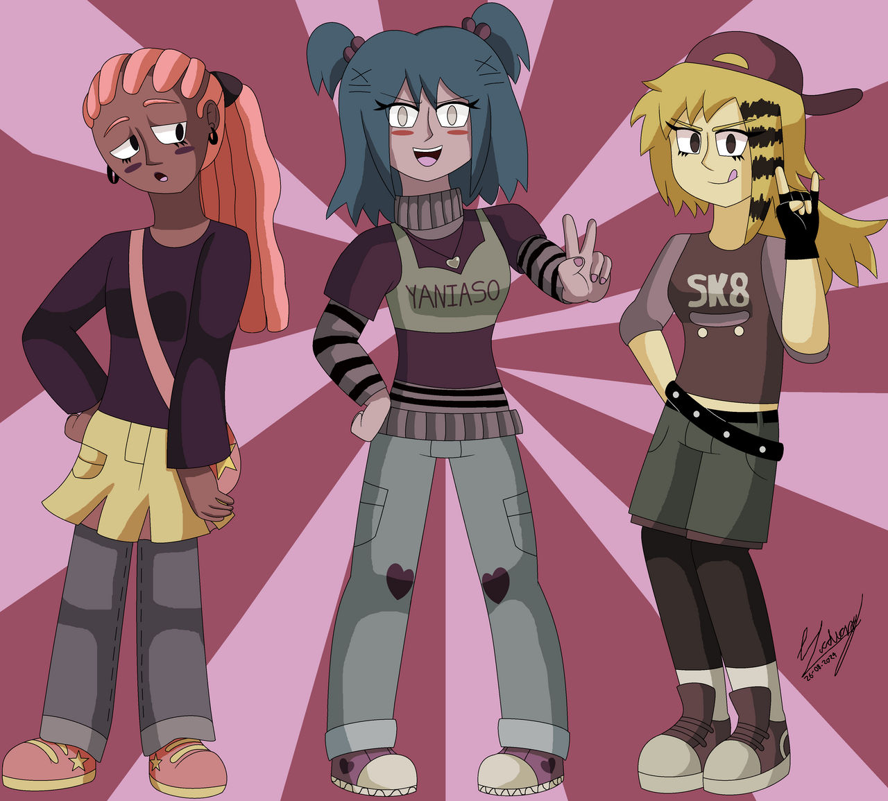 We're cool, we're girls (Lacey games)