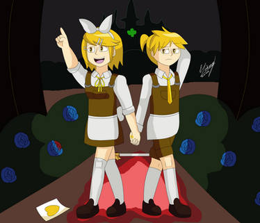 Vocaloid Rin and Len (alicia's human sacrifices)
