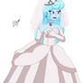 EG OC with wedding dress and veil of Princess Peac
