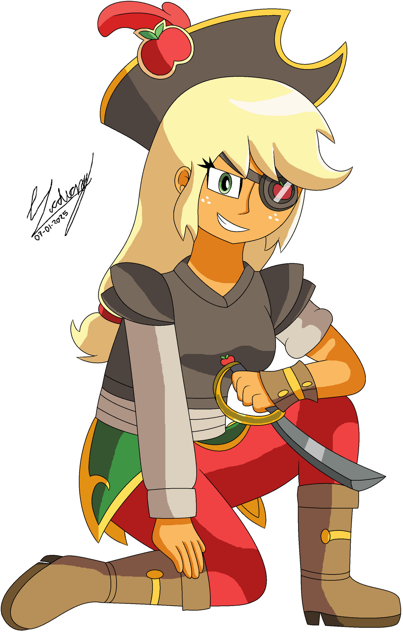 Mlp Eg Applejack Pirate