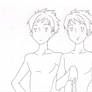 Hitachiin Twins 2 lineart