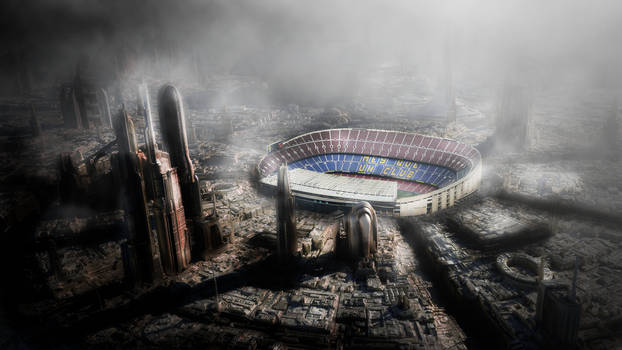 Star Wars Wallpaper - Camp Nou on Coruscant