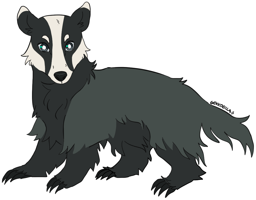 Midnight the Badger by CascadingSerenity on DeviantArt