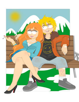 Kenny and Leah (teenagers)