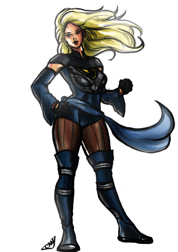 Black Canary Redesign Re-Draw