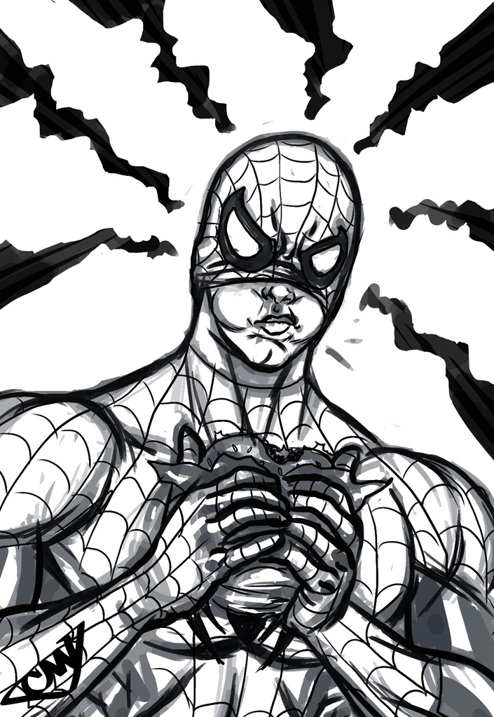 Lunch Break Spidey Commission