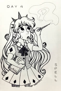 Inktober Day 4 : SPELL