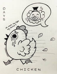 Inktober Day 5 : CHICKEN