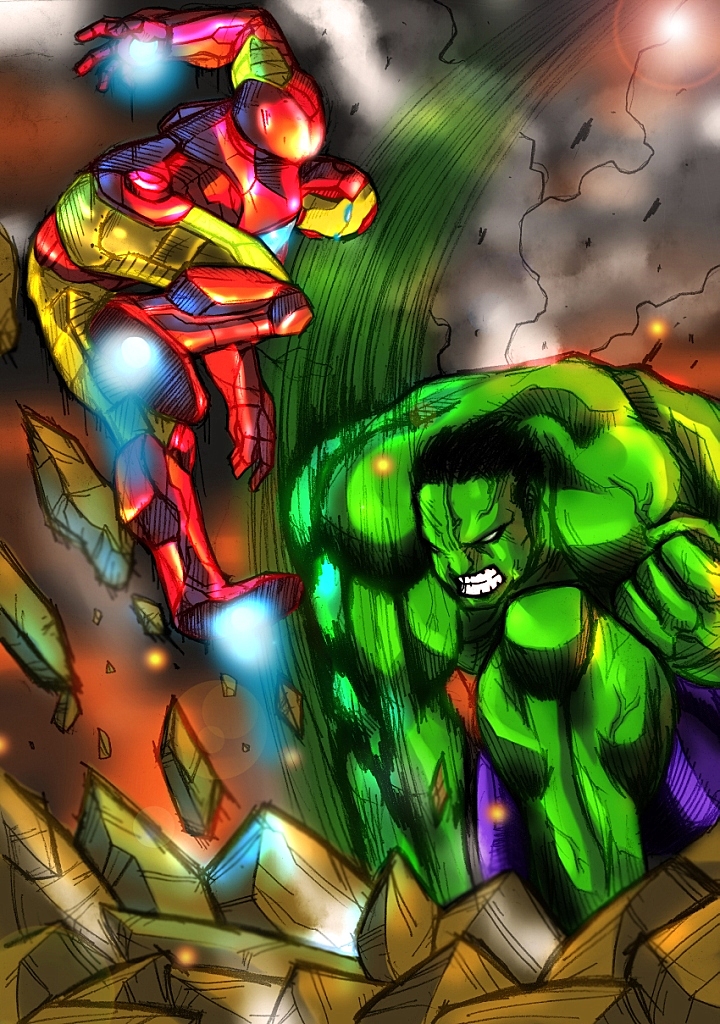 Iron Man vs Incredible Hulk 3