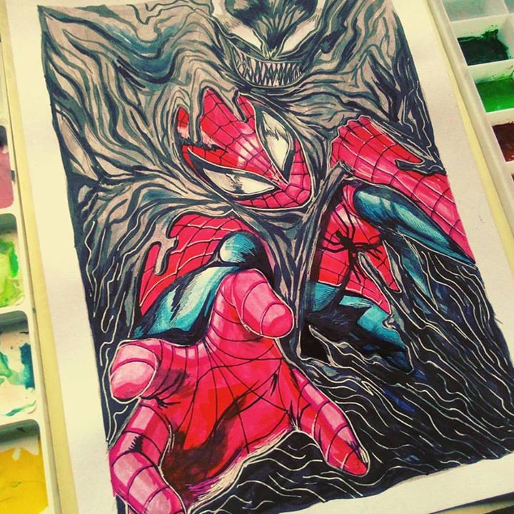 Spider-Man and Venom Traditional