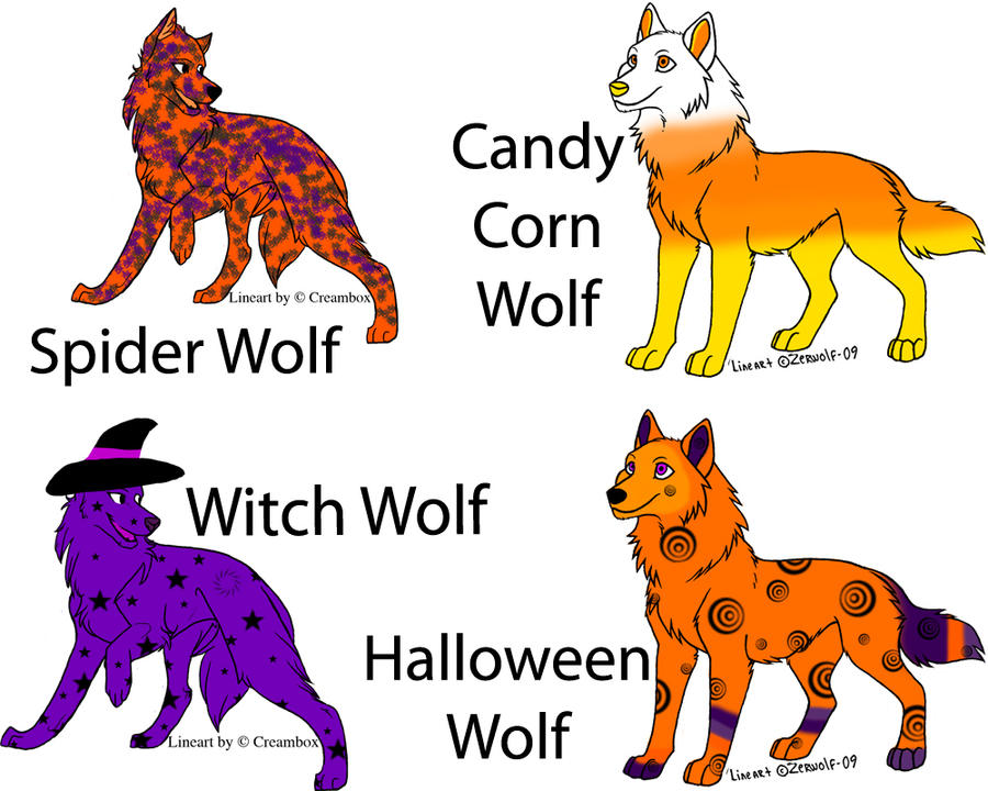 Halloween Wolf Set