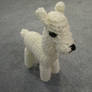 Crocheted Albino Llama