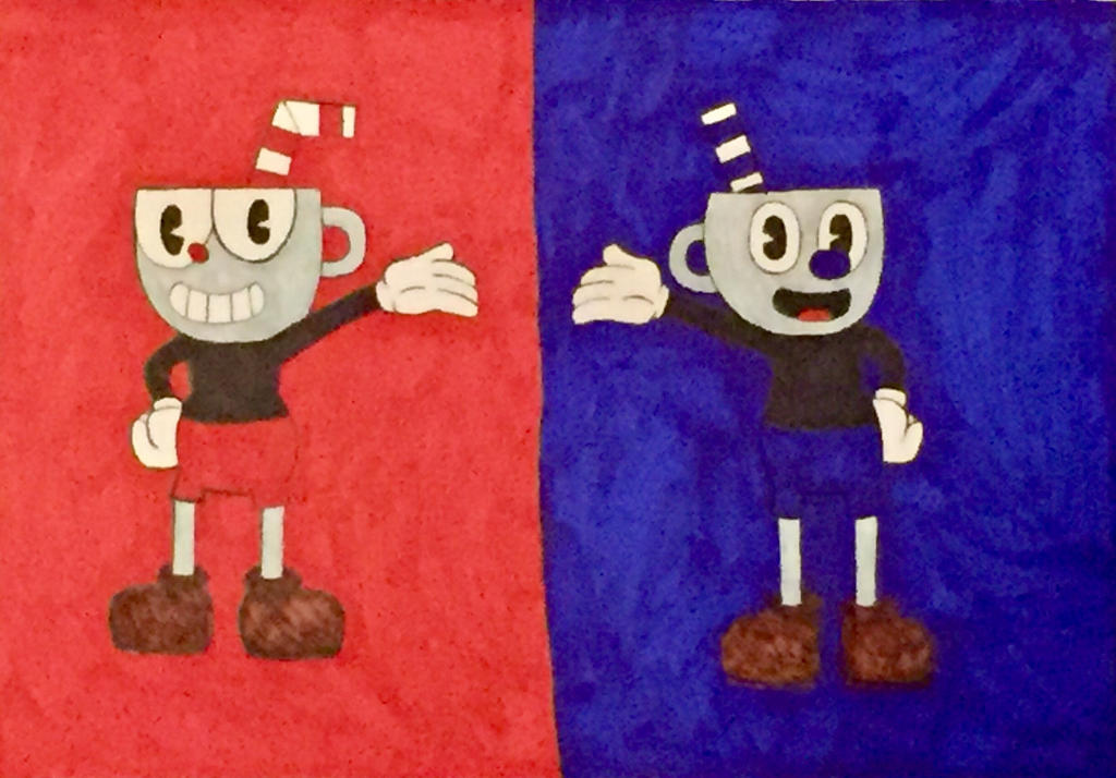 Cuphead And Mugman By KaytlynArtworkStudio On DeviantArt cuphead-and-mugman-by-kaytlynartworkstudio-on-deviantart