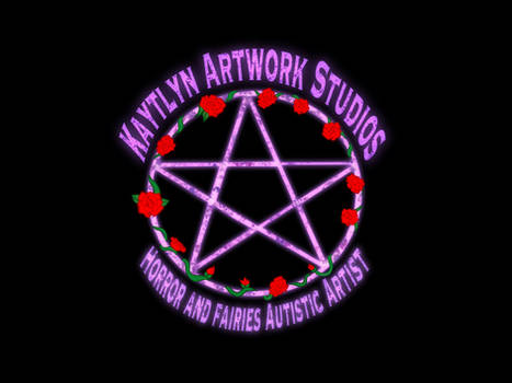 Kaytlyn Artwork Studios Witch Pentacle with Roses