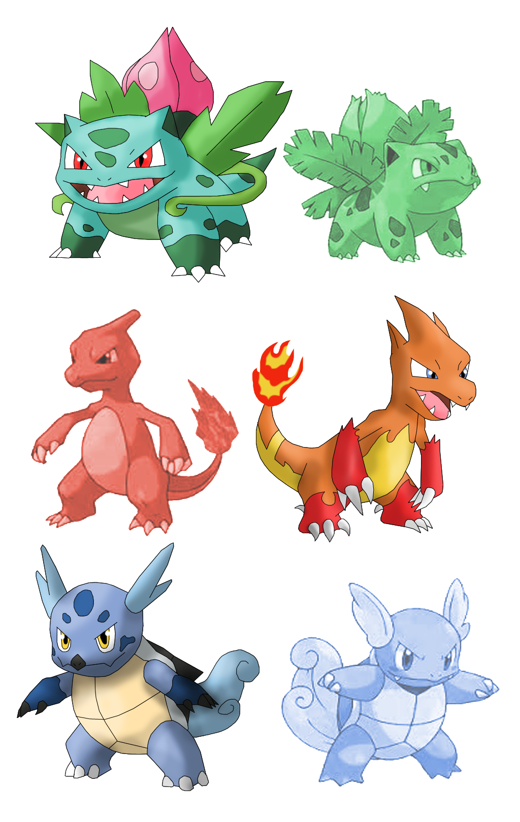 Johto retypes A- 152-160 by RZGmon200 on DeviantArt