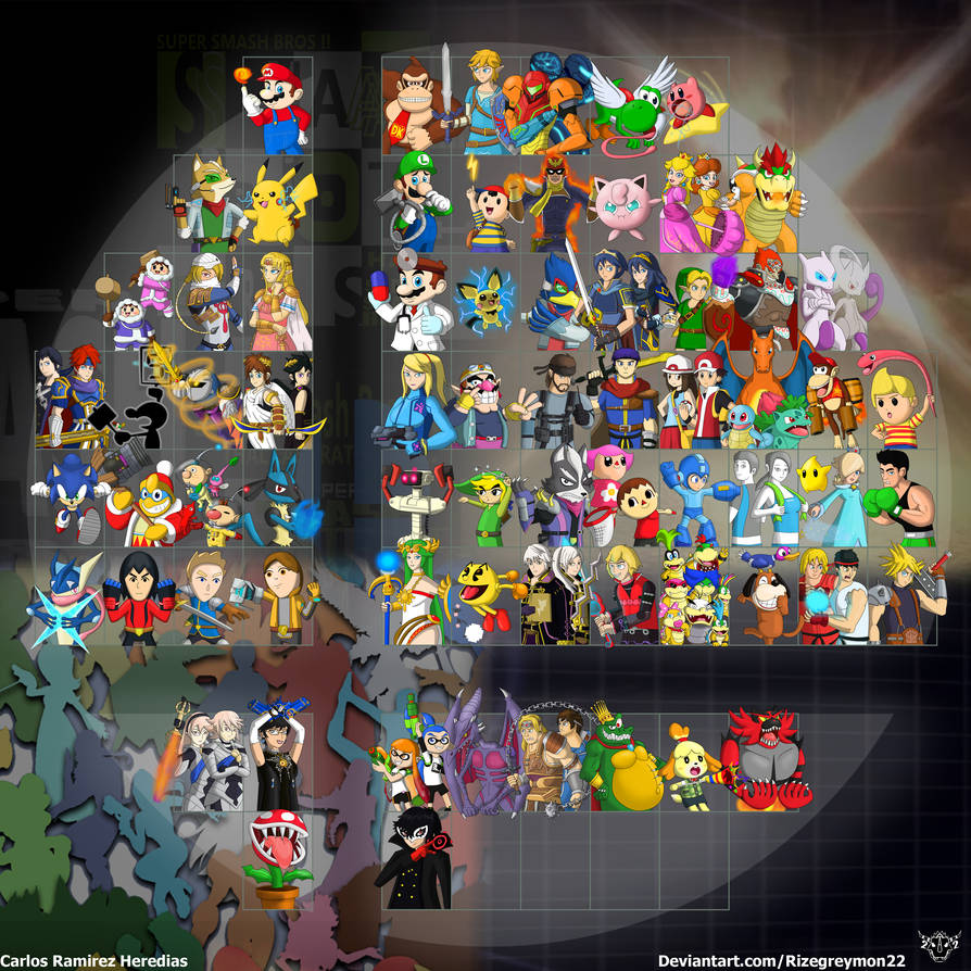 Ssbu Roster Deviantart SSBU - Everyone is here (Update 12.12.18) by RZGmon200 on DeviantArt