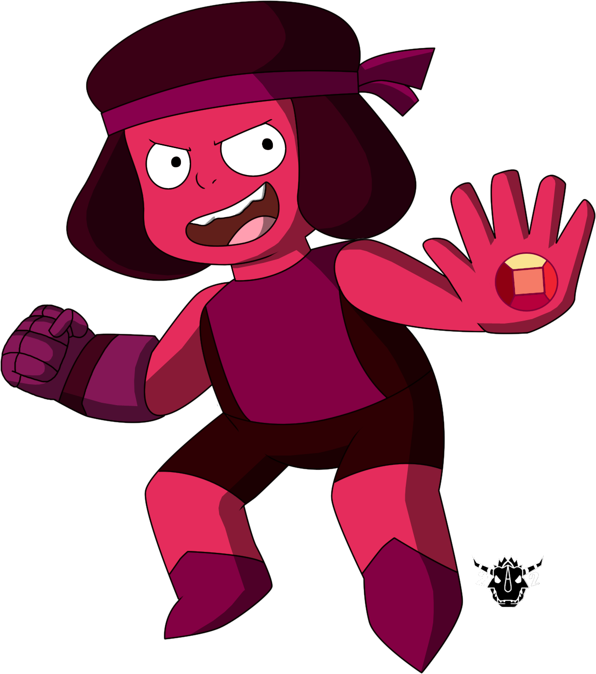 SU Crystal Star fusion - Ruby by RZGmon200 on DeviantArt