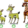 Fakemon - Grass and stripes (Shiny)