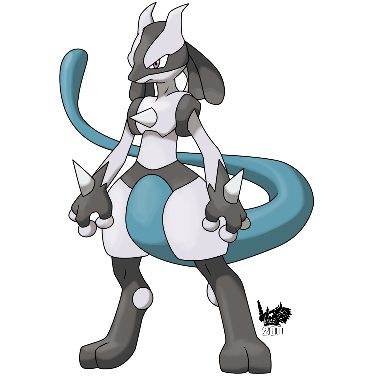 Shiny Lucario Global Link Art by TrainerParshen on DeviantArt