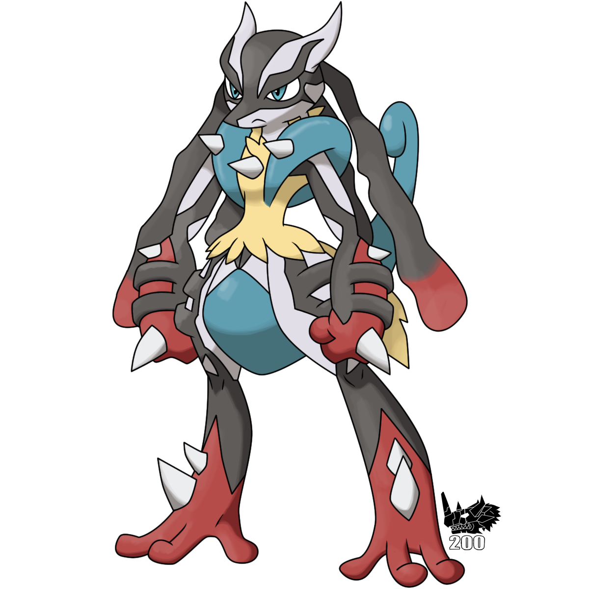 Venom Lucario by Celcius-RazorRush on DeviantArt