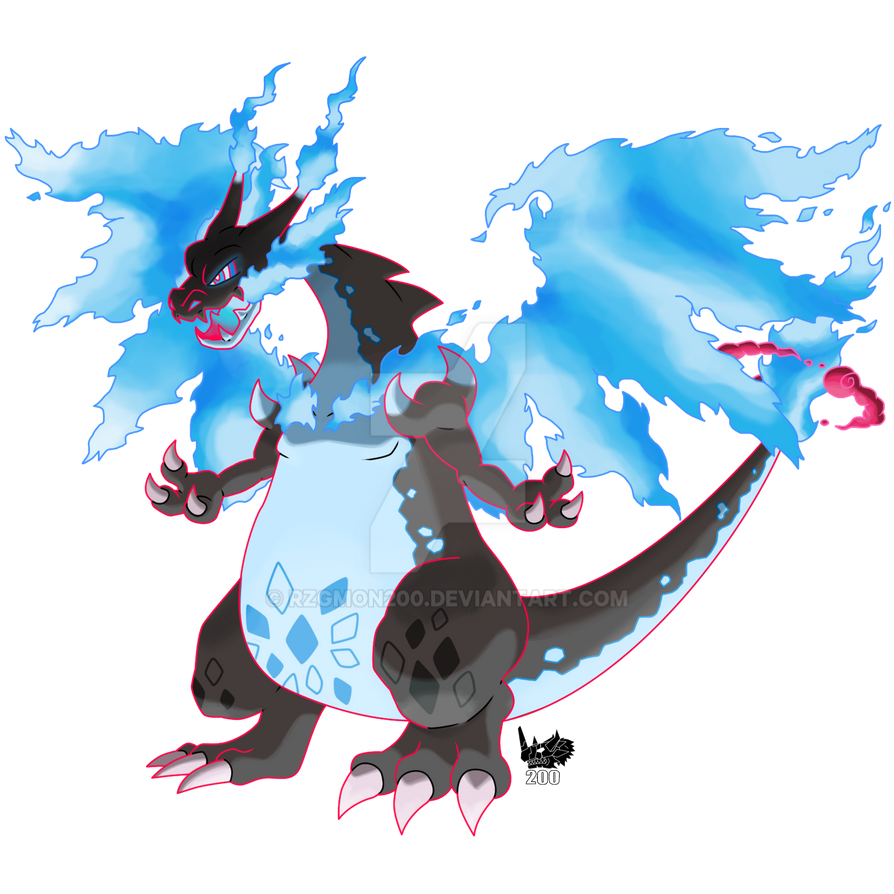FUSEmon Mega Gigantamax Charizard X by RZGmon200 on DeviantArt