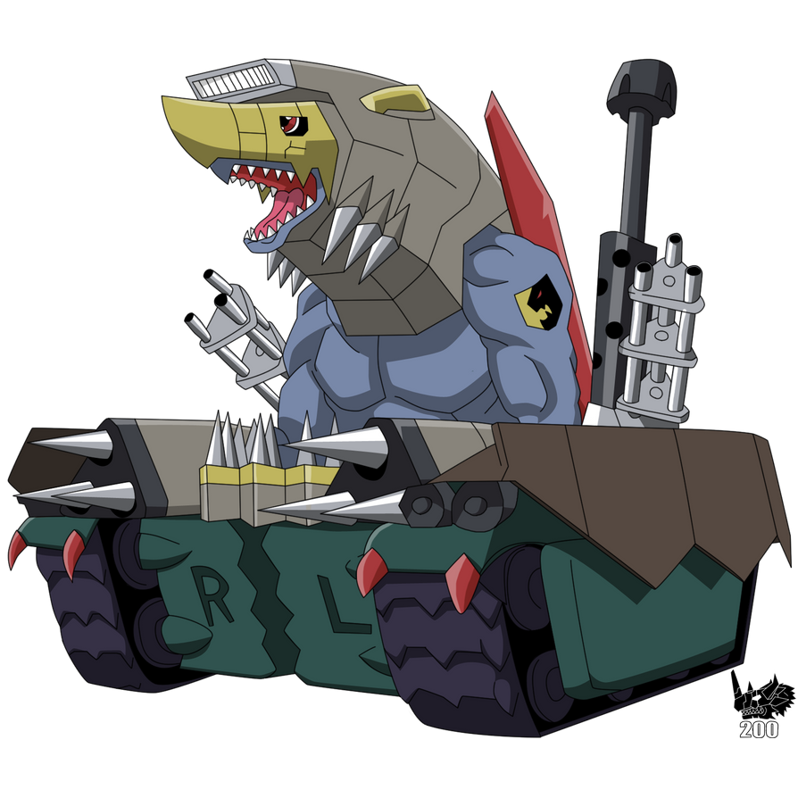 Clockwork Predator Rzgmon200 Com - Tankdramon by RZGmon200 on DeviantArt