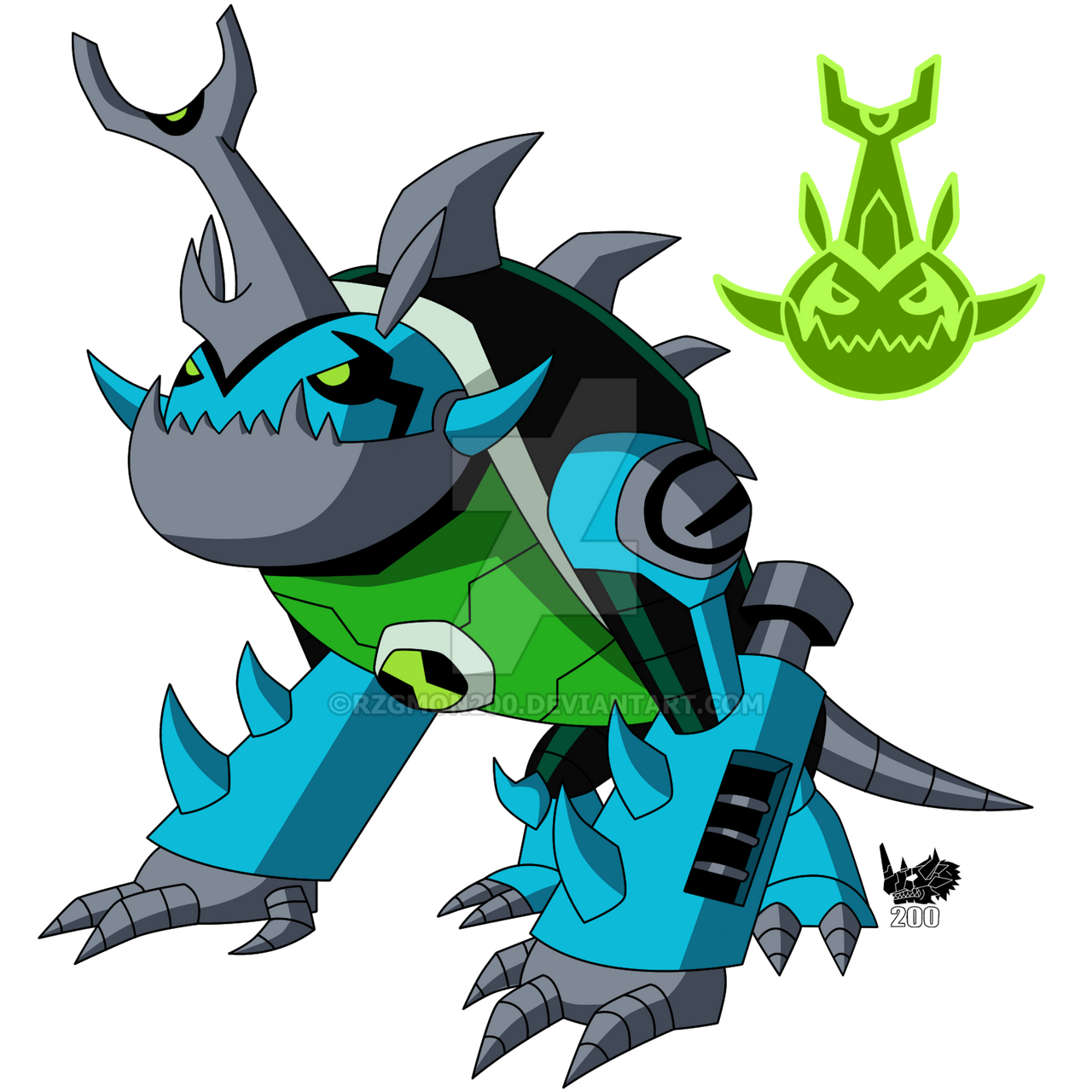 Clockwork Predator Rzgmon200 Com - Arcteatdrillo redraw by RZGmon200 on DeviantArt