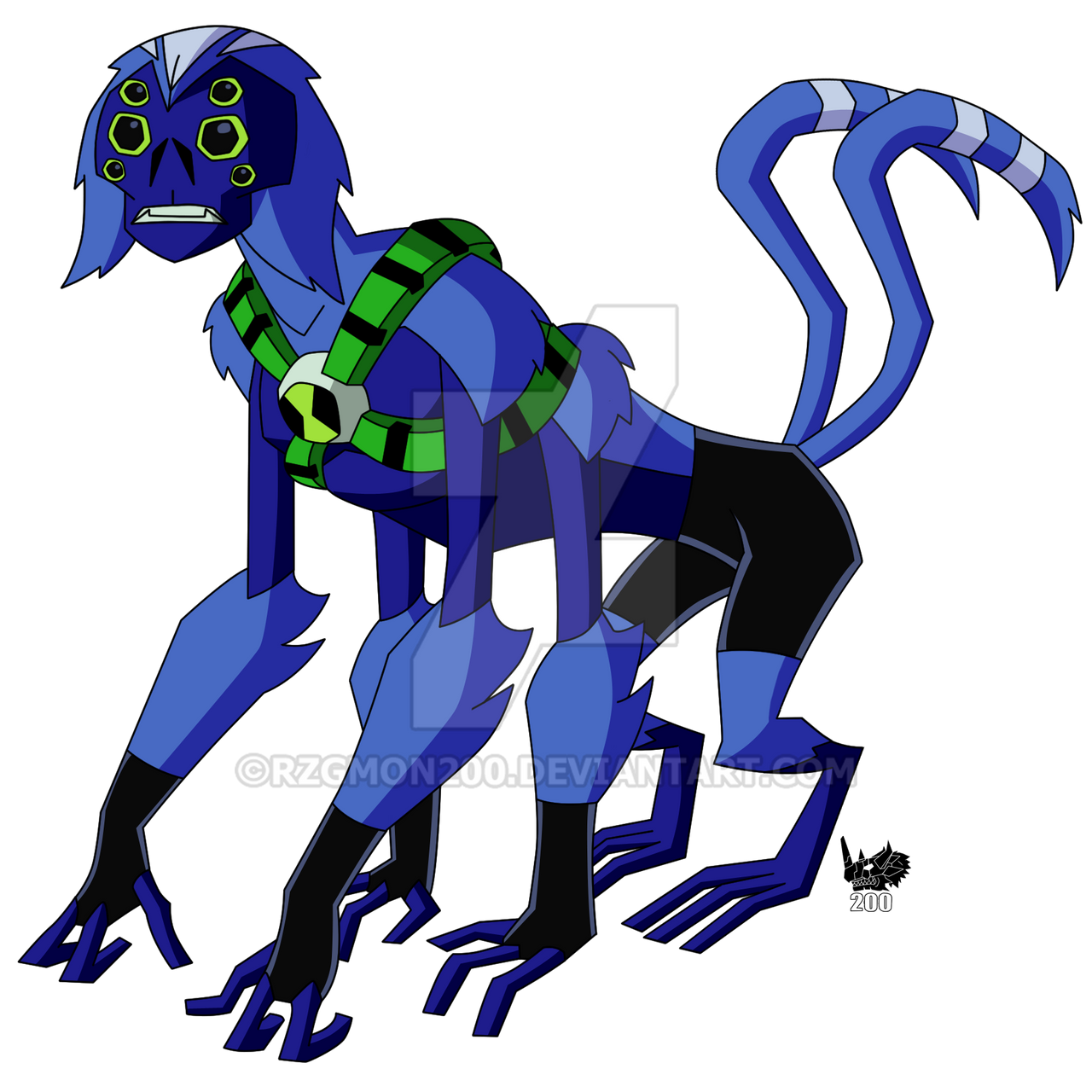 Spider Monkey Deviantart Com - Spidermonkey redesign by RZGmon200 on DeviantArt