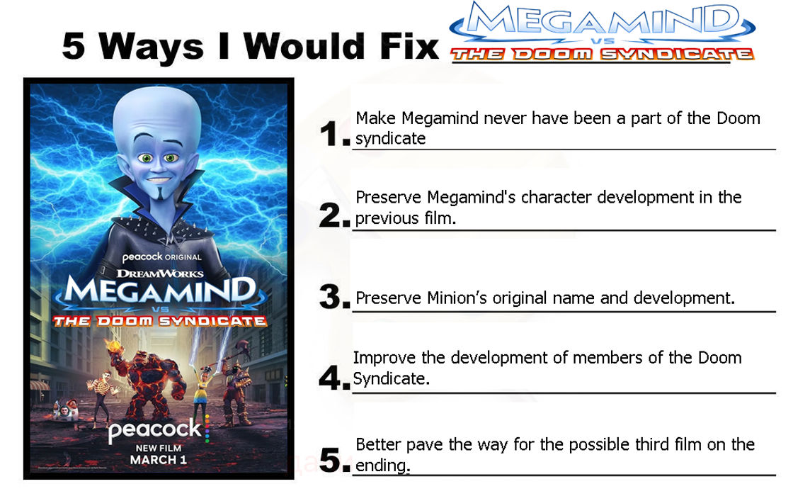 How fix Megamind VS the Doom Syndicate (SPOILERS) by RZGmon200 on