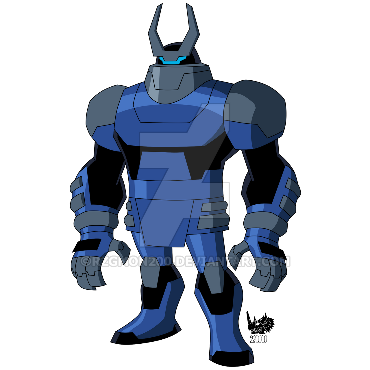 Com - Techadon Robot (Blue) by RZGmon200 on DeviantArt