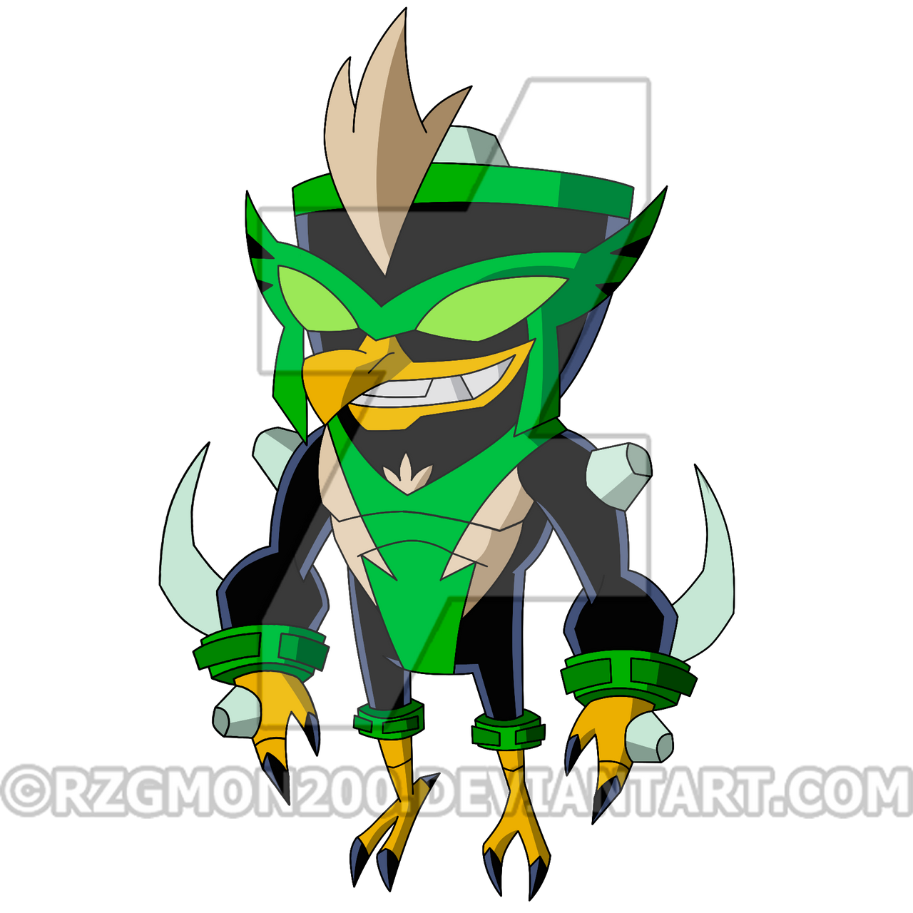 Buzz Hawk Biomnitrix Unleashed - Buzz Hawk by RZGmon200 on DeviantArt