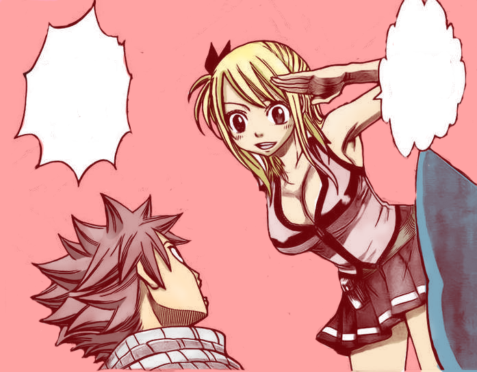 Natsu, Lucy and Happy