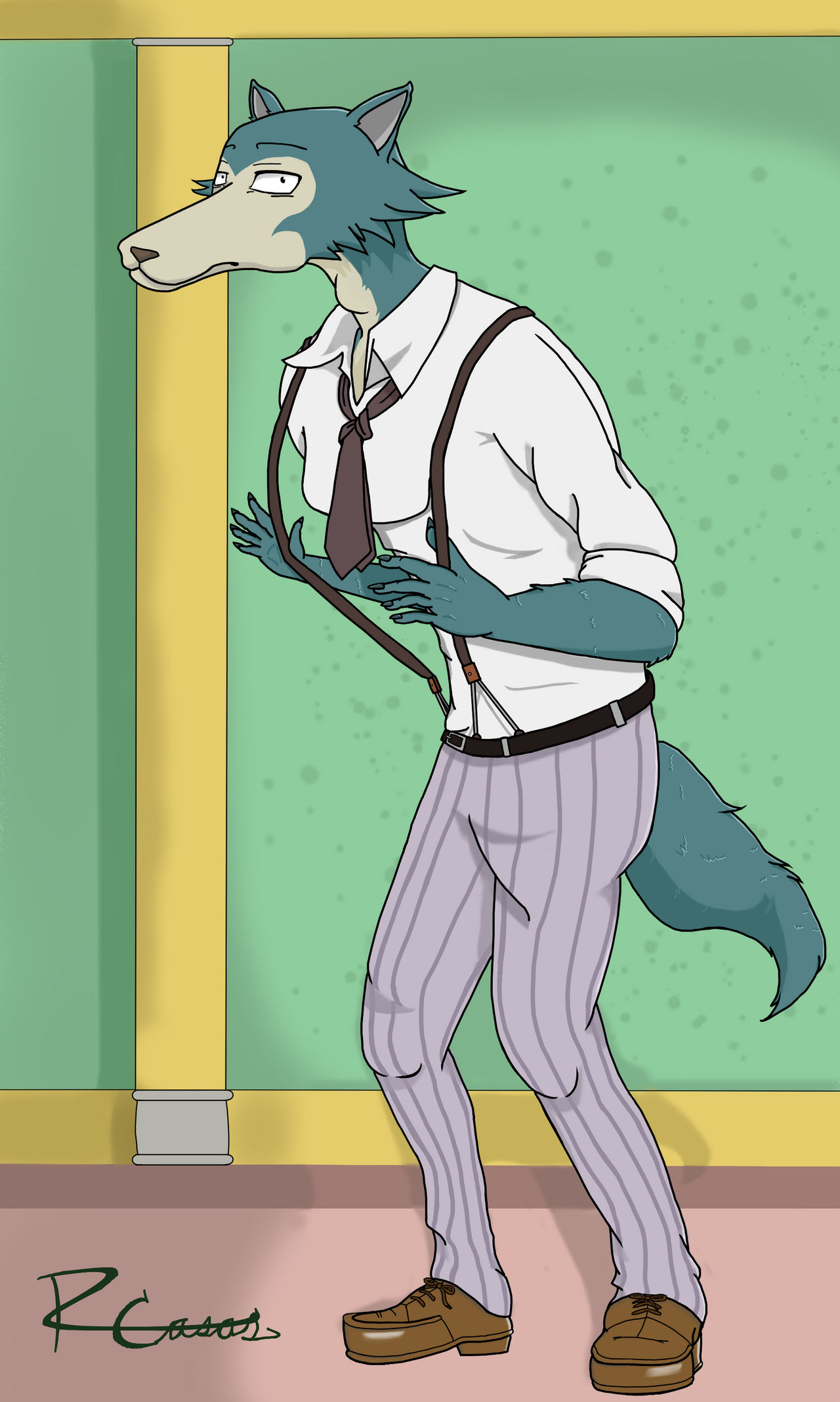 Legoshi Full Body by RhodesHouse on DeviantArt