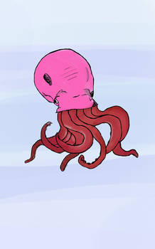 Octopus in pink.