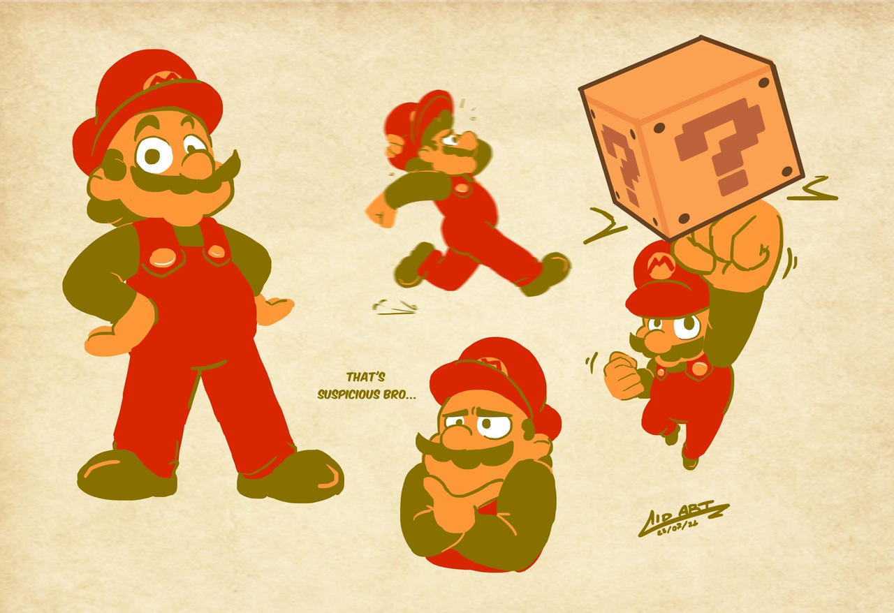 Super mario by RETROGOBLIN8 on DeviantArt